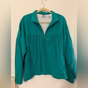 Vintage Reebok Windbreaker Jacket Teal size L